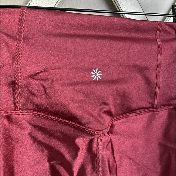 Athleta Elation Shine Women's S Tight Decadent Red 985227-01 - Picture 5 of 7